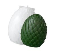 Moule en silicone en forme d'œuf en forme d'écailles de dragon pour travaux manuels et objets décoratifs en résine