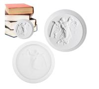 Moule en silicone en résine époxy d'ange, moule à fondant d'ange, cadre en silicone en forme d'ailes d'ange moules, moules à bougie en relief, moules en silicone pour bougies, gâteaux, bijoux