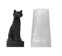 Moule en silicone en résine époxy, statue égyptienne, B | Texture en silicone, moules de projet en résine, moules décoratifs uniques pour statues, bougies faites à la main
