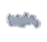 Moule en silicone époxy à motif irrégulier - Art libre - Plat à dîner pour mariage, bureau, décoration de la maison - Motif irrégulier - Bol en silicone époxy - Dîner pour la décoration de la maison