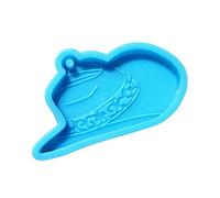 Moule en silicone époxy en forme de chapeau de cowboy à faire soi-même pour porte-clés et bijoux pour Saint-Valentin, cadeau d'amour, moules en silicone pour résine époxy
