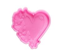Moule en silicone époxy en forme de cœur à faire soi-même pour la Saint-Valentin, cadeau d'amour, fleur et cœur