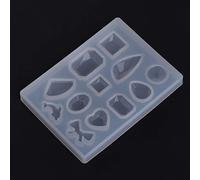 Moule en silicone époxy en forme d'étoile de mer pour colliers, boucles d'oreilles, bijoux artisanaux