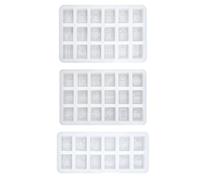 Moule En Silicone Époxy Mahjong - Transparent, 21 Cavités, Moule À Carreaux Chinois, Outil De Moulage En Résine Pour Pièces De Jeu De Bricolage, Flexible, Libération Facile, Sans BPA | Pierres D'