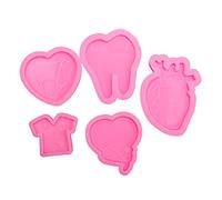 Moule en silicone époxy pour permis de travail de médecin, infirmière, pendentif en forme de médaille, ornement, porte-clés