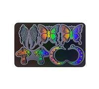 Moule en silicone époxy pour porte-clés, lumière et, boucles d ' oreilles, pendentif papillon, bricolage, de Saint-Valentin, moules à pendentif papillons, ailes de lune pour la fabrication