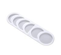 Moule en silicone époxy pour résine artisanale, décoration murale, décoration d'intérieur, créatif, astronomie, phases de lune, résine