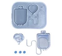 Moule en silicone époxy sur le thème de l'infirmière - Pour remplissage de résine - Outil de moulage pour l'éducation scolaire