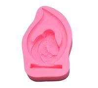 Moule en silicone exquis Sainte Famille - Blocs de glace, bonbons, chocolat, savon, fondant, cupcake, outil de cuisson religieux - Moules en silicone pour résine époxy, savon, chocolat