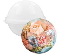 Moule en silicone extra large pour résine époxy, cire de bougie, savon fait maison, bombes de bain, ciment, craie, 12,7 cm