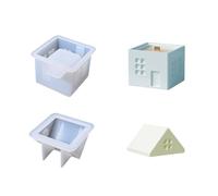 Moule en silicone facile à démouler avec motifs complexes pour bijoux en résine, décoration pastorale européenne, moule de cottage européen