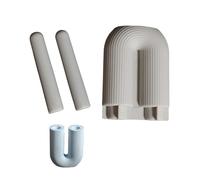 Moule en silicone facile à démouler en forme de U à rayures géométriques pour des designs créatifs et des décorations d'intérieur en forme de U