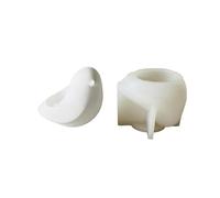 Moule en silicone facile à démouler pour bougeoir en forme d'oiseau fait à la main pour la fabrication de bougies chauffe-plat, kit de fabrication de moules en silicone