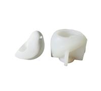 Moule en silicone facile à démouler pour bougeoir en forme d'oiseau fait à la main pour la fabrication de bougies chauffe-plat, kit de fabrication de moules en silicone