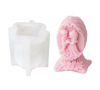 Moule en silicone facile à démouler pour fille/couple marié pour l'artisanat et l'artisanat du savon, la fabrication de bijoux, moule de mariage