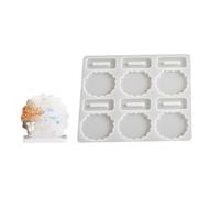 Moule en silicone facile à démouler pour les amateurs d'artisanat et les amateurs, cadre photo, décoration de bureau à domicile, moule en silicone