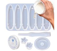Moule en silicone | Facile à dissoudre Polyvalent | Moule pour la fabrication de sous-plats faits maison - Pour la Ciment Résine Plâtre Théière et sous-plats