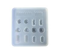 Moule en silicone facile à nettoyer, petit accessoire de sushi épais, accessoire de bijoux élégant pour fabrication de bijoux pour artisans en résine