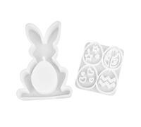 Moule en silicone facile à utiliser pour concevoir des lapins et des anneaux suspendus pour la fabrication de bijoux
