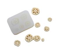Moule en silicone facile à utiliser pour tranches de lotus, artisanat en résine époxy, outil de bijoux pour les loisirs créatifs, les fêtes, les loisirs créatifs
