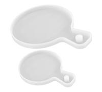 Moule en silicone fait à la main en forme de raquette - Démoulage facile - Convient pour les débutants et les amateurs utilisant de la résine ou du béton - Petit moule