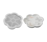Moule en silicone fait à la main - Supports à gâteaux uniques - Moules élégants pour assiettes de fruits - Convient pour les anniversaires - En silicone pour les travaux manuels