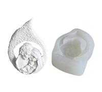 Moule En Silicone Familial Chaud Bricolage Artisanat Plâtres Bougie Parfumée Bricolage Ornement Moule Résine Époxy Antiadhésive Moules En Résine Époxy Silicone Unique Pour Les Débutants