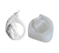 Moule En Silicone Familial Chaud Bricolage Artisanat Plâtres Bougie Parfumée Bricolage Ornement Moule Résine Époxy Antiadhésive Moules En Résine Époxy Silicone Unique Pour Les Débutants