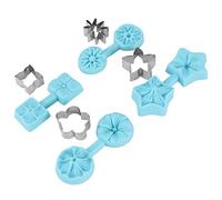 Moule en Silicone Fleur, Chocolat Cuisson Bonbons Argile Savon Artisanat Moule avec Coupe Hortensia Cerise Marguerite Pétunia