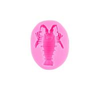 Moule en silicone flexible en forme de homard - Idéal pour la pâtisserie à la maison et la décoration de gâteaux