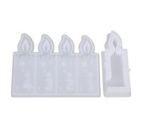 Moule en silicone flexible et stable pour la fabrication de bougies numérotées et de pièces décoratives pour les fêtes de famille, moule de décoration de fête