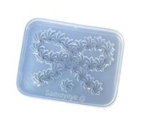 Moule en silicone flexible fabriqué à la main en forme de cœur et de nœud. Parfait pour réaliser des travaux manuels et des projets de cadeau