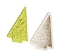 Moule en silicone flexible facile à démouler en forme de flocons de neige, arbre de Noël, fournitures de fabrication de bijoux en forme de pin