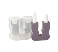 Moule en silicone flexible fait à la main pour bougeoir en silicone