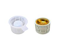 Moule en silicone flexible inspiré de l'arabe pour la cire fondue, la fabrication de savon et l'artisanat, cadeaux faits à la main, brûleur en silicone