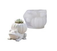 Moule en silicone flexible pour béton, ciment, résine, projets d'artisanat et accessoires de jardinage à la maison Fleur en silicone