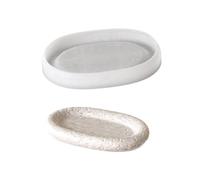 Moule en silicone flexible pour bol époxy ovale - Plateau / gobelet à bougie - Plaque de stockage de moule - Décoration de maison