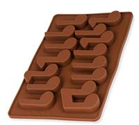 Moule en silicone forme au design Notes de musique, Chocolat, glaçons, chocolats, fête, anniversaire d'enfant, thème de cocktail, fête, glaçons, Rock 'n' Roll