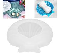 Moule de Plateau de Bijoux de Coquillage Moule de Plaque de Rangement en Silicone de Coquillage, Moule de Plateau de Bricolage en Silicone Moule de Plaque de Stockage de Silicone de Coquillage Facile