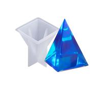 Moule En Silicone Forme De Pyramide Haute Clarté Résine Époxy Fabrication Bijoux Outil Artisanal Réutilisable À Savon Bougie Pyramidal Silicone Pour L'art La Résine