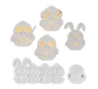 Moule En Silicone Forme D'œufs Pratique Pour Moulages Résine Époxy À Bijoux Bougeoir Et Fournitures 'art Artisanal Boîte De Rangement Forme 'œufs