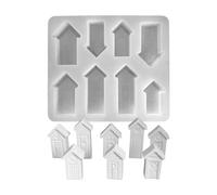 Moule En Silicone Forme Maison | Moules en Silicone de Noël | Pour Créations en Résine Savon Bougie et Décoration de Pain d'Épice