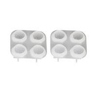 Moule en silicone fraise 4 cavités en résine époxy creuse Moule en silicone pour plâtre