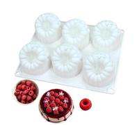 Moule en silicone framboise | 6 cavités framboises anti-adhésif de qualité alimentaire - Moules en forme de fruits | Pour chocolats, bonbons, gelées, puddings, pâtisseries, collations, bonbons