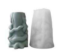 Moule en silicone géométrique en forme de colonne pour fabrication de savon et de gypse - Outil de fabrication de savon - Décoration d'intérieur
