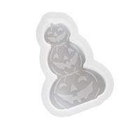 Moule en Silicone Halloween, Moules À Bougie -Lanterne, Réutilisables pour Bougies, Aromathérapie, Savon, Cire, Plâtre et Argile
