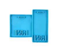 Moule en silicone horizontal pour étiquettes distinctives moules pour cadeaux bibelots bagages décors pendentif moule support moules en résine