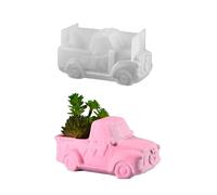 Moule en silicone innovant pour camion de pick-up créatif pour bricoler des pots de fleurs en forme de voiture rétro et des bacs de rangement. Moule en silicone