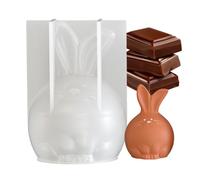 Moule en silicone lapin - Fournitures de Thanksgiving à facettes géométriques en silicone 3D mignonnes | Moule en forme de lapin 01 Love 02 lapinn mignon, pour les fêtes vacances, les bureaux, la ma