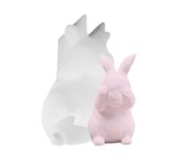 Moule En Silicone Lapin, Moule De Statue De Lapin | Moule De Pâques De Fusion Artisanale De Statues De Lapin,Moule De Coulée En Résine Époxy À Libération Facile Convient Aux Principes